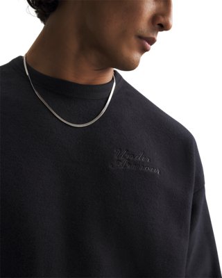 UA Icon Rev Terry Men's Crew - Image 4