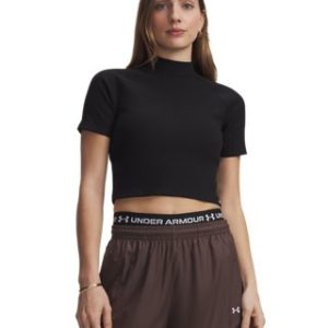 UA Rival Rib Women's Mock Short Sleeve