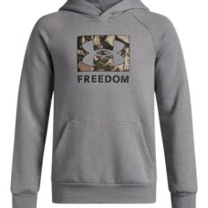 UA Freedom Big Flag Logo Boys' Hoodie