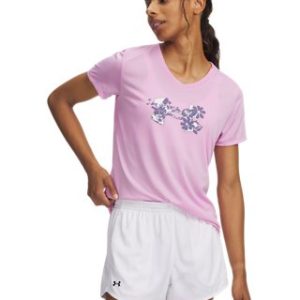 UA Tech™ Graphic Women's V-Neck Short Sleeve