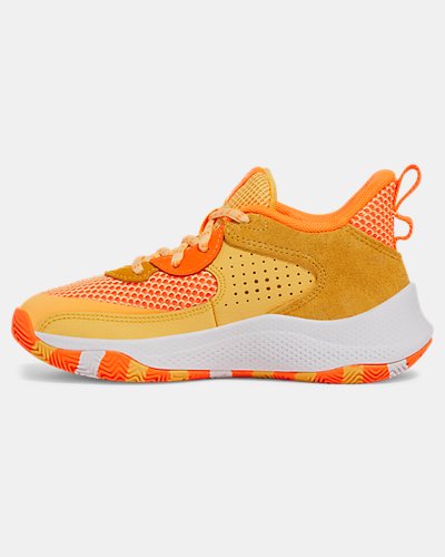 Curry 3Z 24 Suede Pre-School Basketball Shoes - Image 2