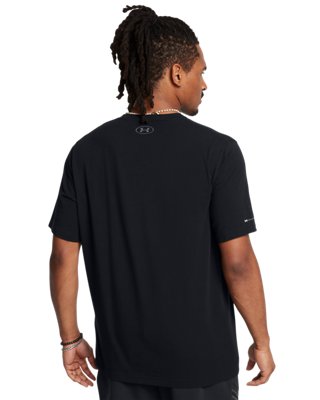 UA Icon Charged Cotton® Men's V-neck Short Sleeve - Image 3