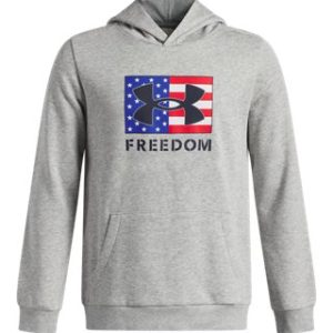 UA Freedom Big Flag Logo Boys' Hoodie
