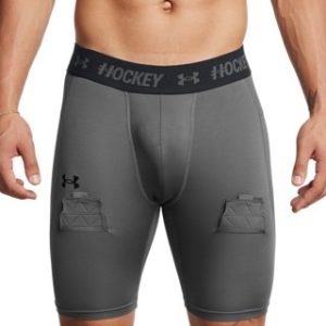 UA Hockey Compression Men's 9" Shorts