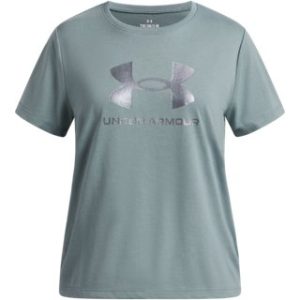 UA Rival Shimmer Girls' Short Sleeve