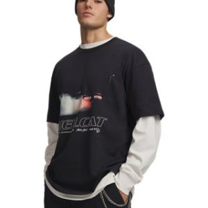UA x Dodge Heavyweight Burnout Men's Short Sleeve