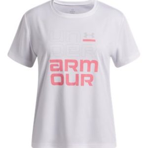 UA Tech™ Split Wordmark Girls' Short Sleeve