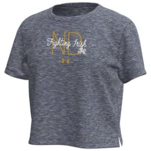 UA Breezy Collegiate Girls Short Sleeve