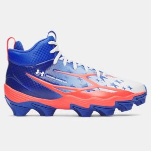 UA Spotlight Hammer Jr. USA Kids' Football Cleats