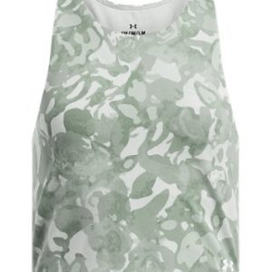 UA Motion Printed Girls' Crop Tank