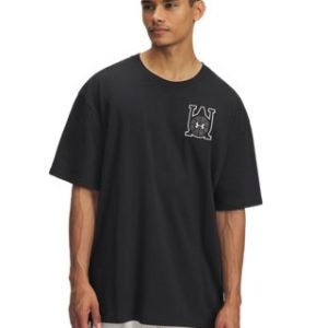 UA Hoops Courtside Heavyweight Men's Oversized Short Sleeve