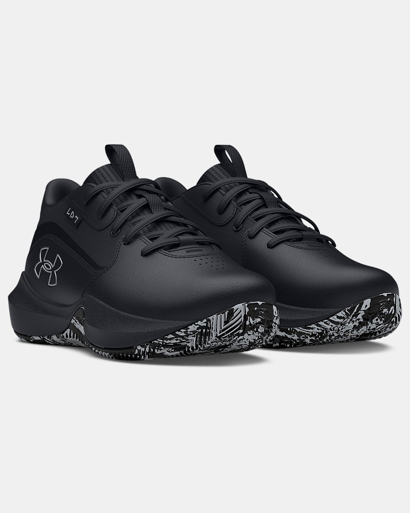 UA Lockdown 7 Pre-School Basketball Shoes - Image 5