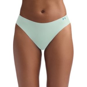 UA Pure Stretch Printed Women's 3-Pack No Show Thong