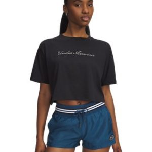 UA Wordmark Women's Crop Short Sleeve