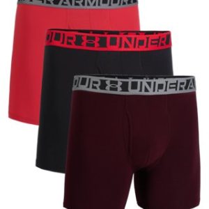 Men's UA Performance Cotton 6" 3-Pack Boxerjock® null