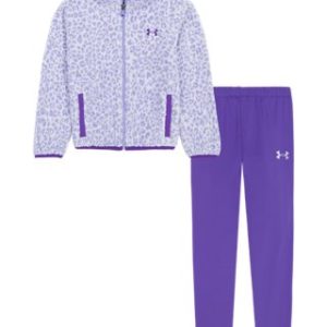 UA Sherpa Little Girls' Full-Zip & Leggings Set