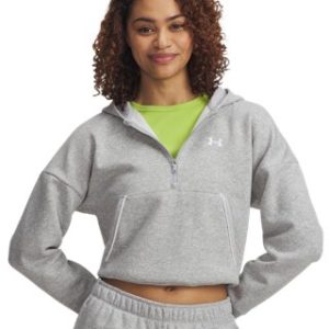 UA Rival Fleece Piped Women's ½ Zip Hoodie