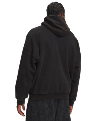 UA Icon Heavyweight Fleece Washed Men's Hoodie - Image 2