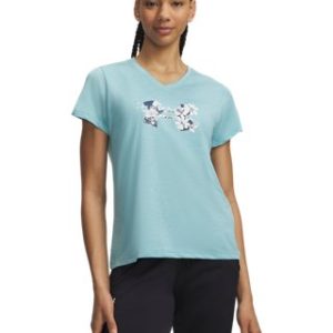 UA Tech™ Twist Graphic Women's V-Neck Short Sleeve