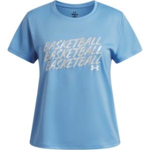 UA Tech™ Basketball Graphic Girls' Short Sleeve
