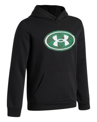 UA Rival Fleece Key Print Fill Boys' Hoodie - Image 4