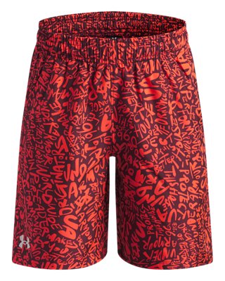 Boys' UA Woven Printed Shorts null