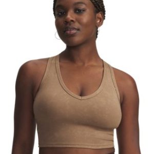 UA Meridian Suede Effect Women's Sports Bra