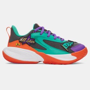 UA Lockdown 8 Patches Pre-School Basketball Shoes