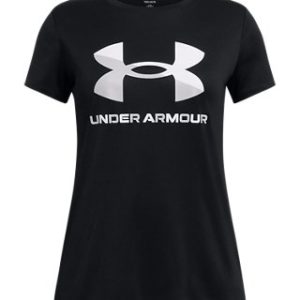 UA Velocity Big Logo Girls' Short Sleeve