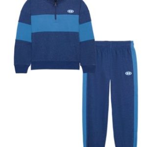 UA Colorblock Toddler Boys' ¼ Zip Set